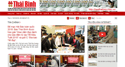 Desktop Screenshot of baothaibinh.com.vn